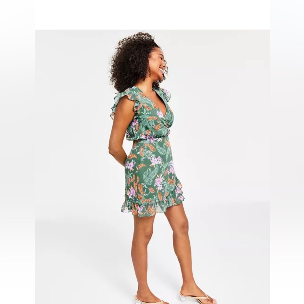 Bar III Wrap Dress